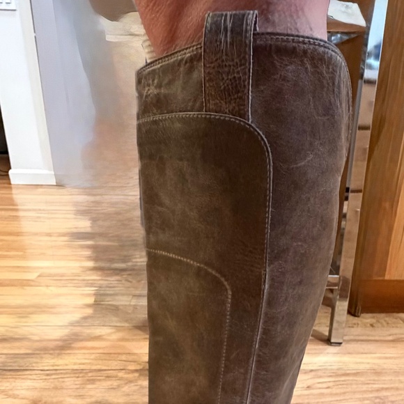 Frye Boots riding women's grey size 9 - Picture 6 of 7